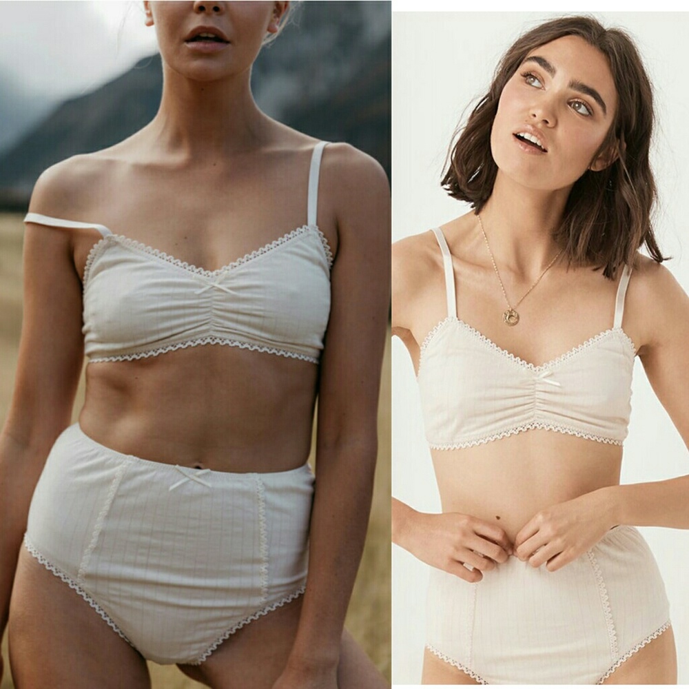 New spell designs Lana organic cotton bralette L